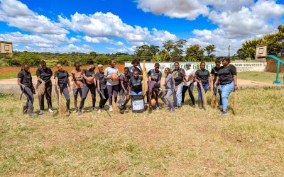 Beyond the Court: Green Girls Basketball Leads Cleanup at Kamuzu Institute for Sports